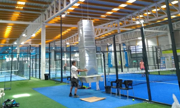 evaporativos industriales en centros deportivos